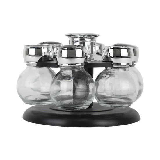 Set de 6 especieros con base circular