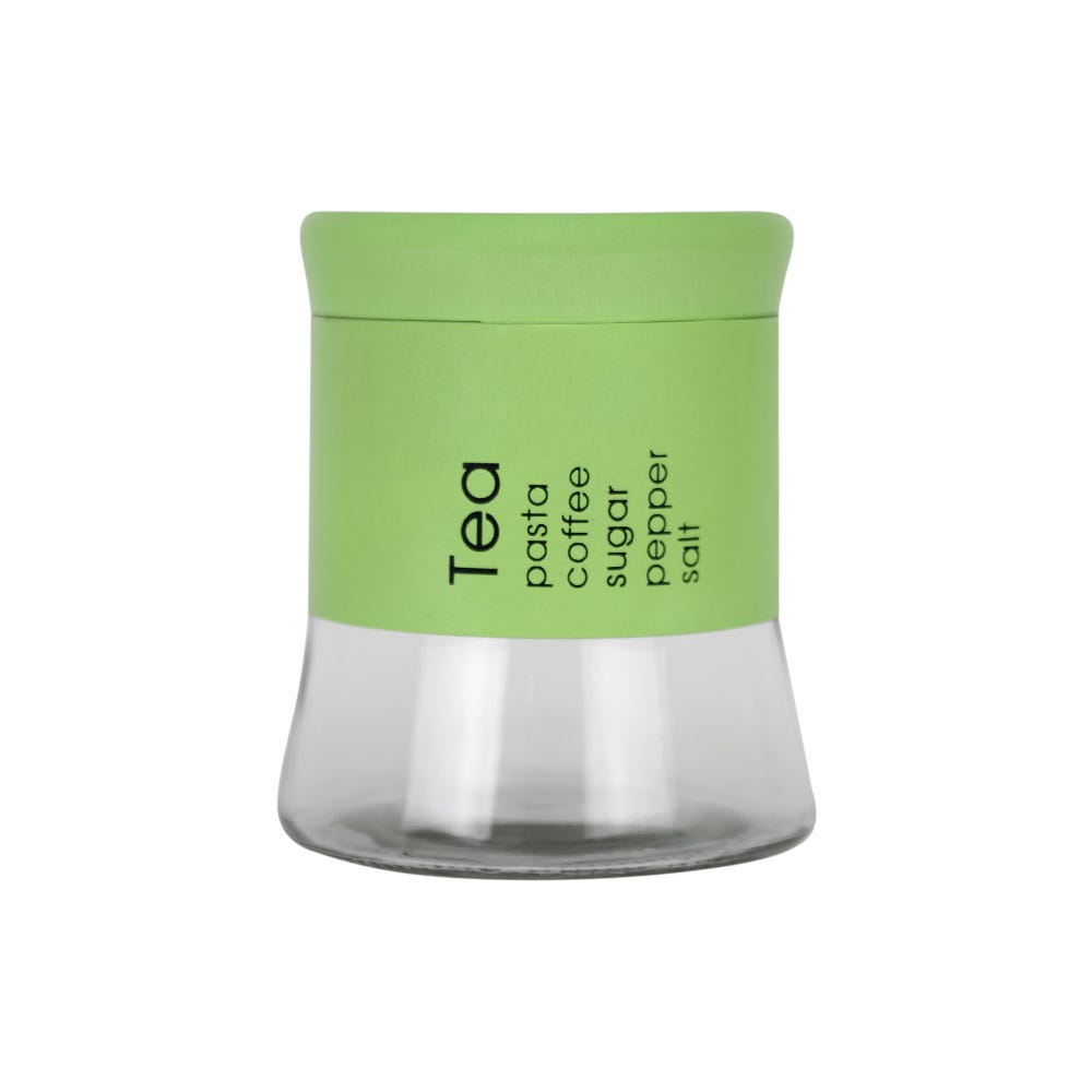 Frasco de vidrio con tapa de color 800 ml