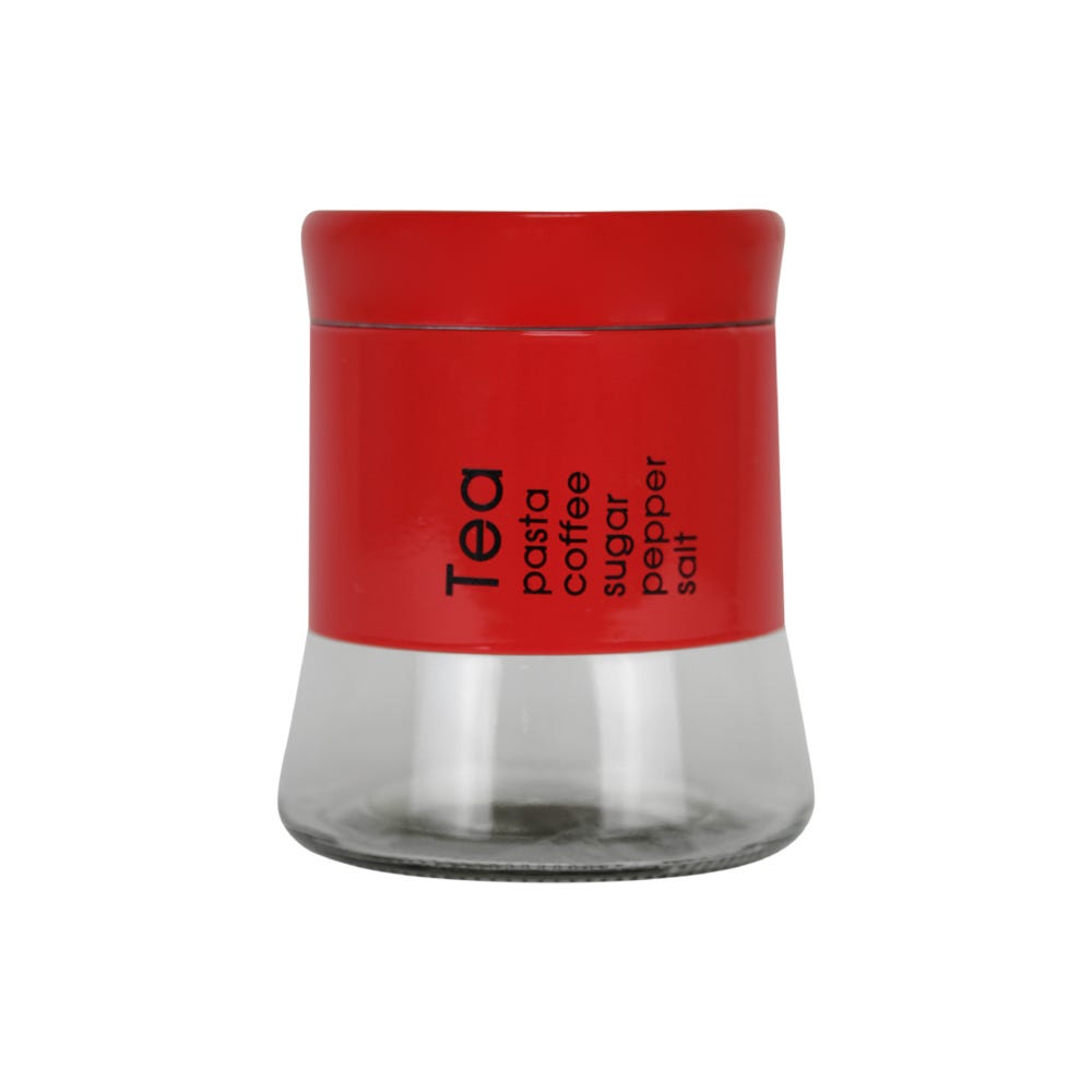 Frasco de vidrio con tapa de color 800 ml