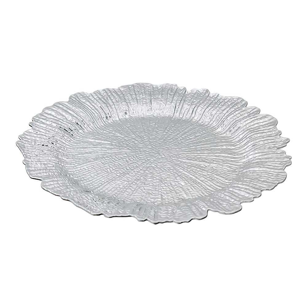 Plato base de plástico plata AP01 Home Sweet Home