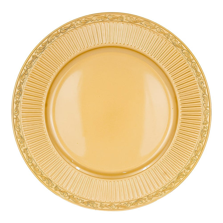 Plato base de plástico dorado AP33 Home Sweet Home