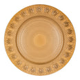 Plato base de plástico dorado AP38 Home Sweet Home