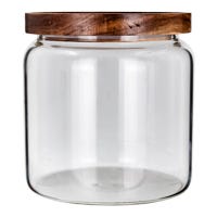 Frasco de borosilicato con tapa de acacia 1.3 L 23SGPGKFDP-3 Home Sweet Home