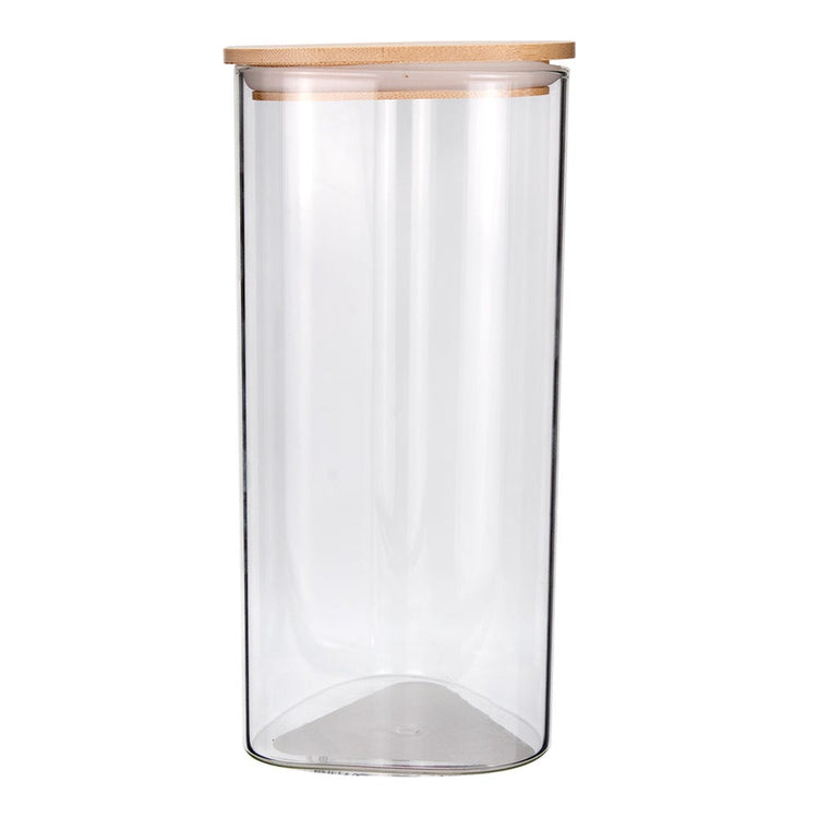 Frasco triangular de borosilicato y bambú 1.250 L 24SGPGSJX-2 Home Sweet Home