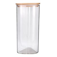 Frasco triangular de borosilicato y bambú 1.250 L 24SGPGSJX-2 Home Sweet Home