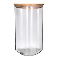 Frasco triangular de borosilicato y bambú 950 ml 24SGPGSJX-3 Home Sweet Home