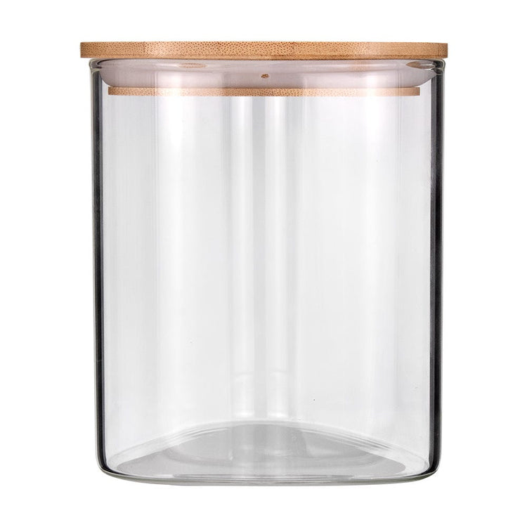 Frasco triangular de borosilicato y bambú 650 ml 24SGPGSJX-4 Home Sweet Home
