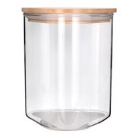 Frasco triangular de borosilicato y bambú 650 ml 24SGPGSJX-4 Home Sweet Home