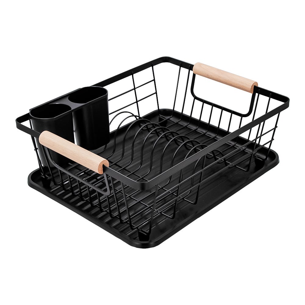 Escurridor de alambre con charolade plástico ATDS002S Home Sweet Home