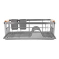 Escurridor de hierro pintado con charola de plástico ATDS002 Home Sweet Home