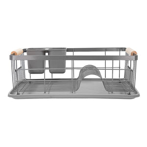 Escurridor de hierro pintado con charola de plástico ATDS002 Home Sweet Home