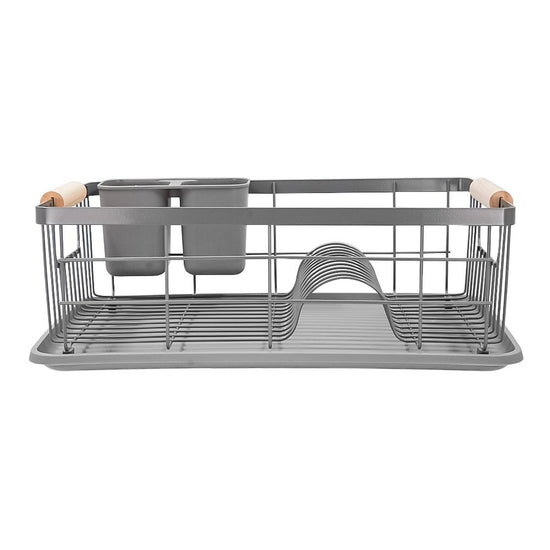 Escurridor de hierro pintado con charola de plástico ATDS002 Home Sweet Home