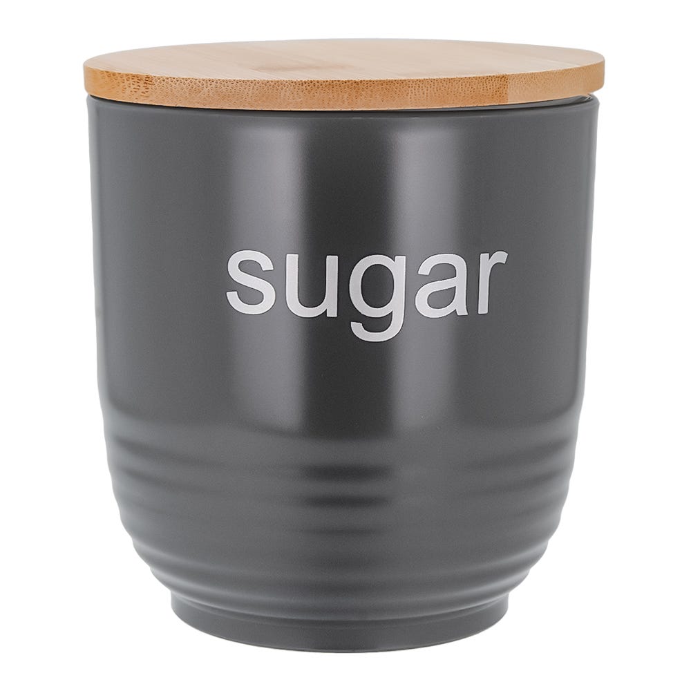 Juego de 4 contenedores de poliestireno con tapa de bambú Home Sweet Home