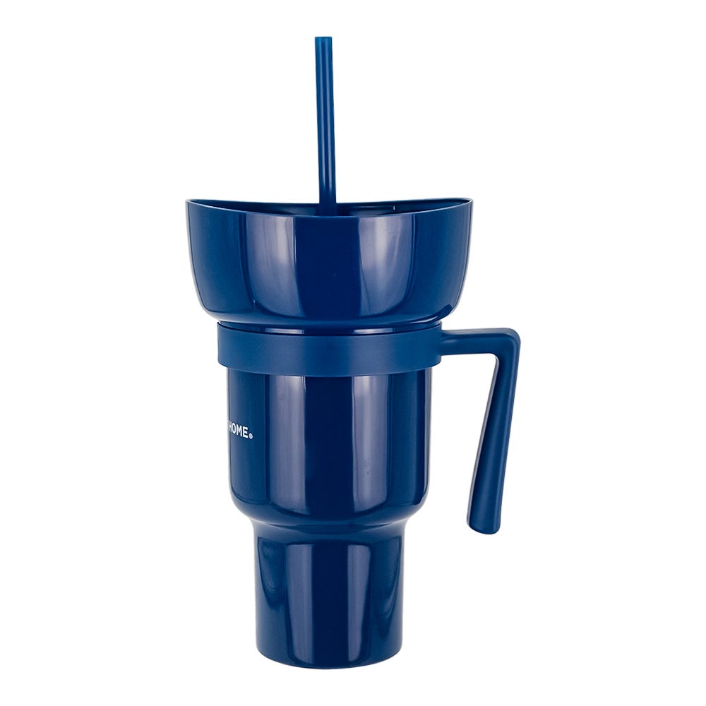 Vaso botanero 2 en 1 de plástico 1 L varios colores ATS-1344 Home Sweet Home