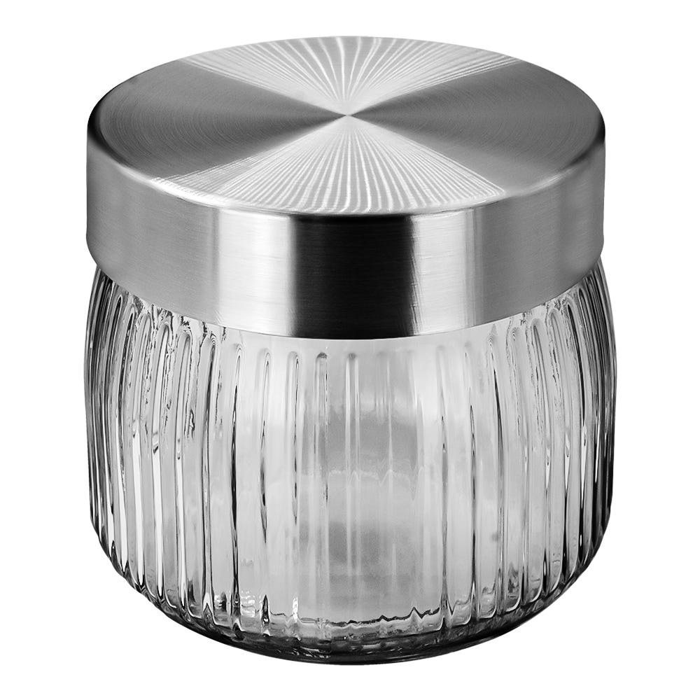 Frasco de vidrio con tapa metálica 550 ml S02-0592-10-AI Home Sweet Home