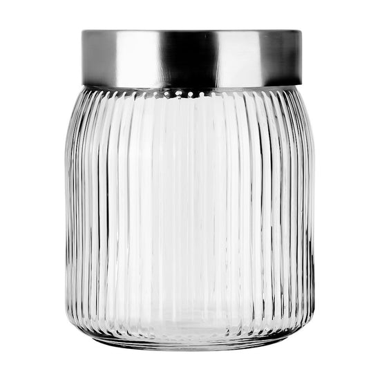 Frasco de vidrio con tapa metálica 880 ml S02-0592-14-AI Home Sweet Home