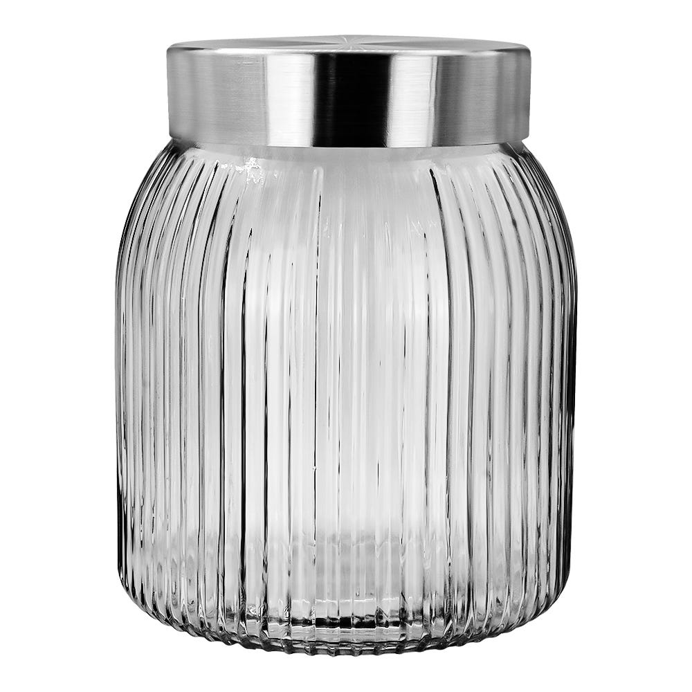 Frasco de vidrio con tapa metálica 1.400 litros S02-0592-16-AI Home Sweet Home