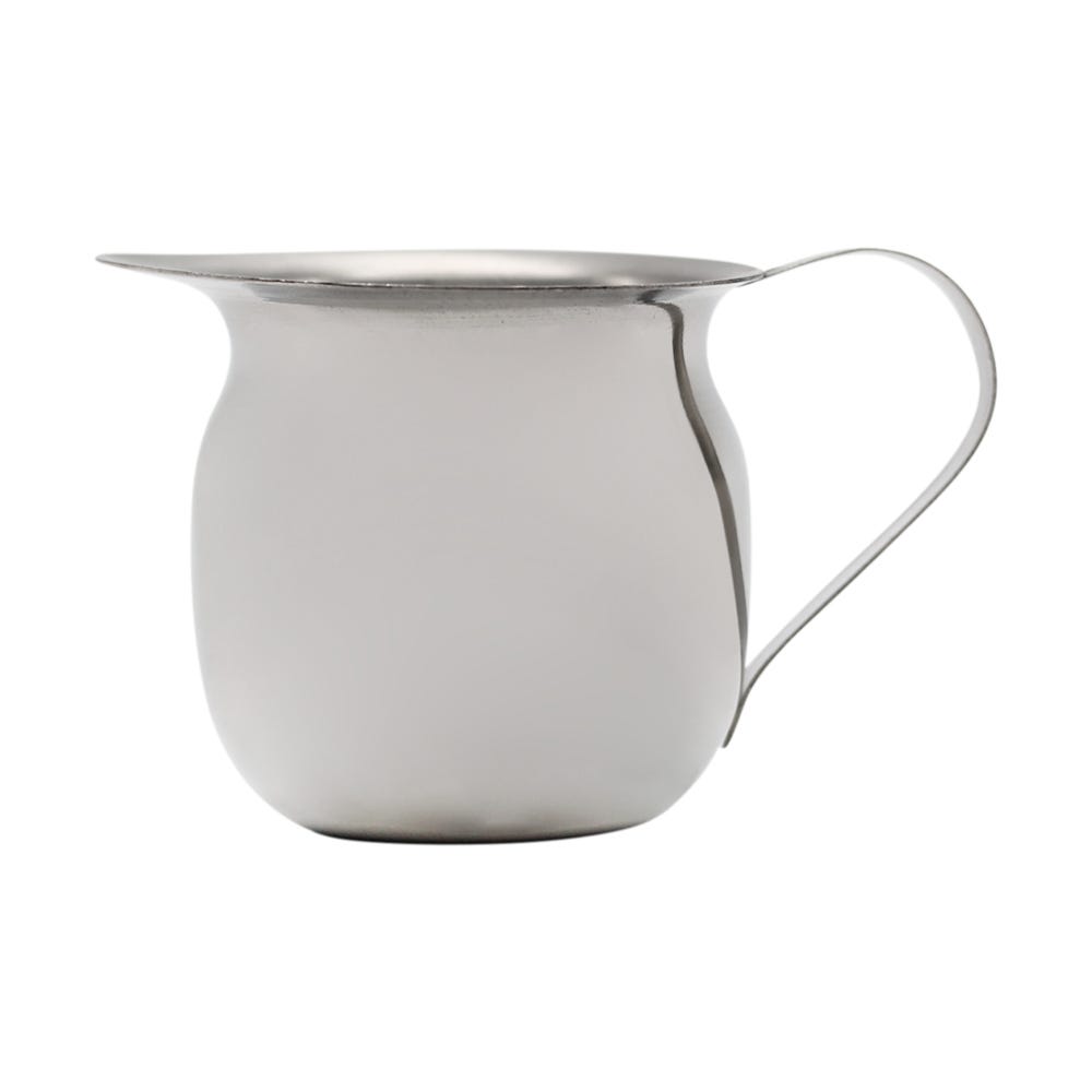 Cremera en forma de campana de acero inoxidable 10 oz