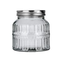 Frasco de vidrio con tapa metálica 600 ml S02-0593-12-AE Home Sweet Home