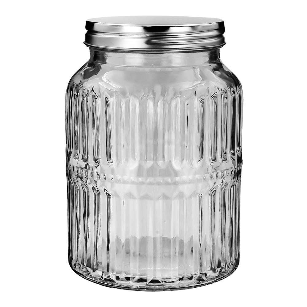 Frasco de vidrio con tapa metálica 1 litro S02-0593-16-AE Home Sweet Home