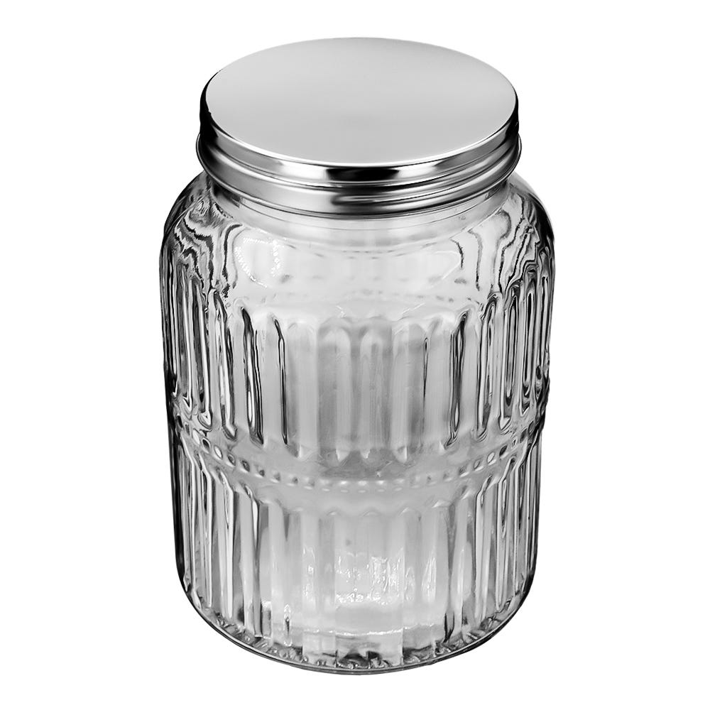 Frasco de vidrio con tapa metálica 1 litro S02-0593-16-AE Home Sweet Home