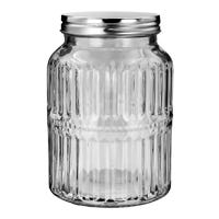 Frasco de vidrio con tapa metálica 1 litro S02-0593-16-AE Home Sweet Home