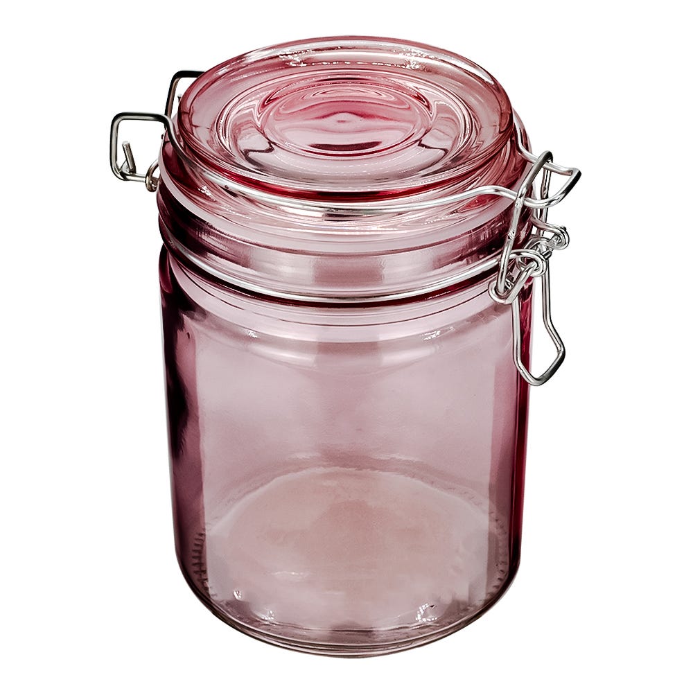 Frasco de vidrio con tapa hermética 600 ml S01-6501G-13-D1-AE Home Sweet Home