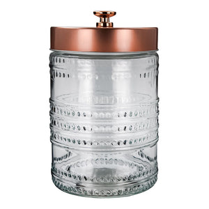 Frasco de vidrio con tapa de madera 1.2 L S02-1089DE-17-AE Home Sweet Home