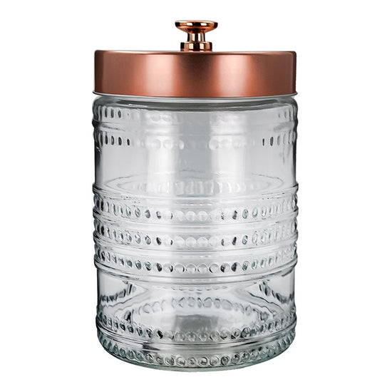 Frasco de vidrio con tapa de madera 1.2 L S02-1089DE-17-AE Home Sweet Home