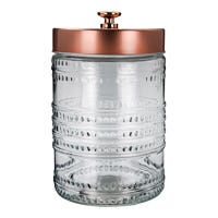 Frasco de vidrio con tapa de madera 1.2 L S02-1089DE-17-AE Home Sweet Home