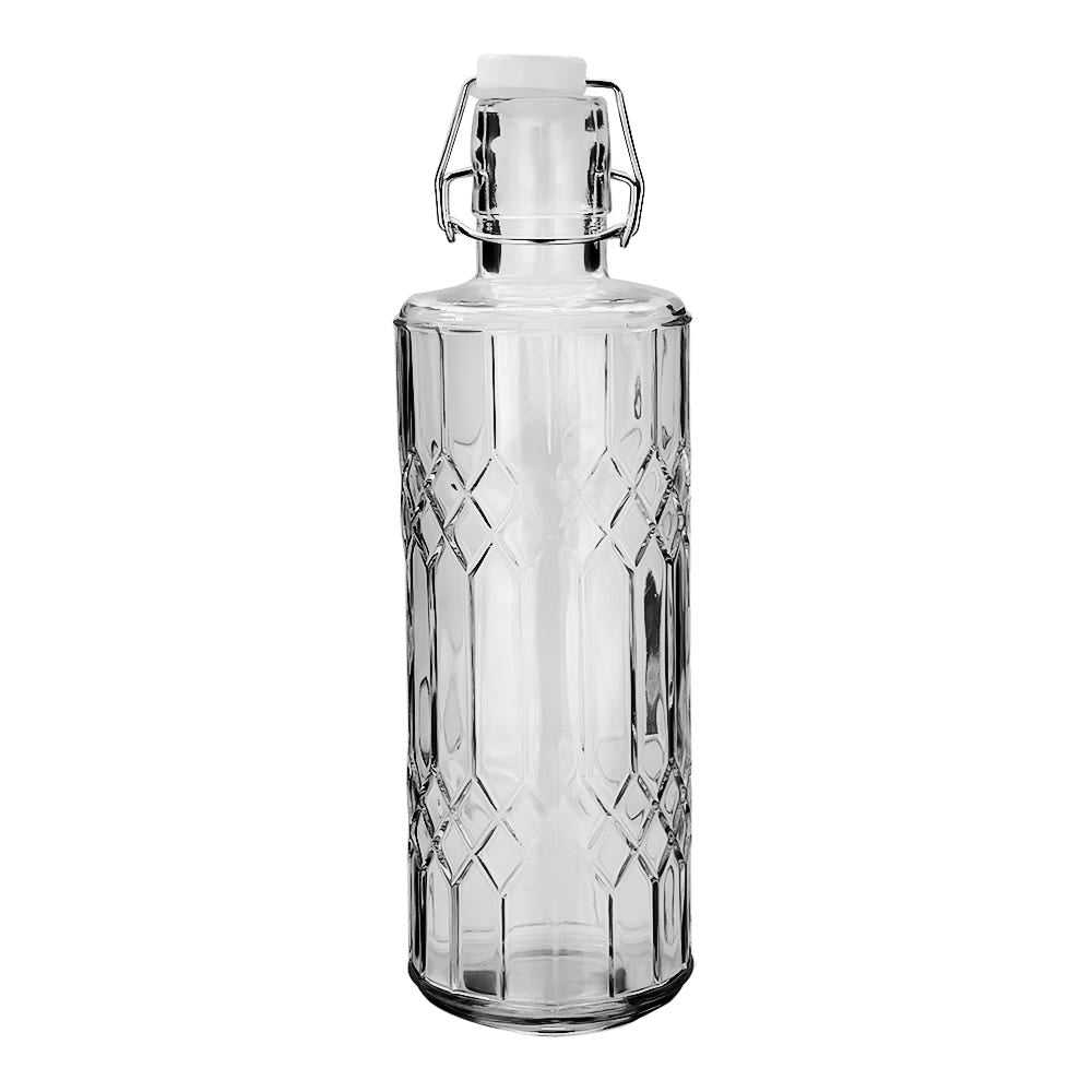 Botella de vidrio con tapón de clip 1.080 litros S16-0471-28-AH Home Sweet Home