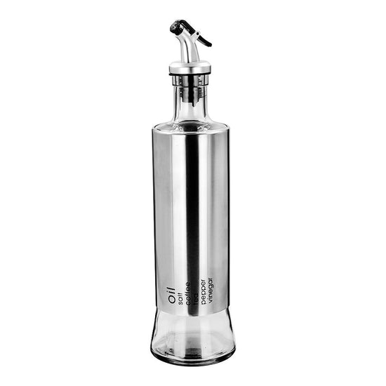 Botella de vidrio con dispensador y cobertura metálica 500 ml S58-0007-25-HP Home Sweet Home