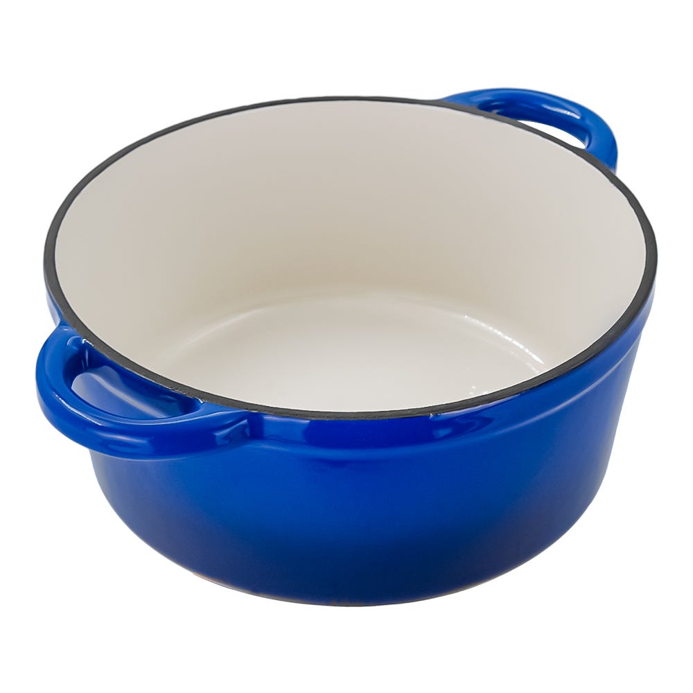 Olla de hierro fundido acabado peltre con tapa 20.1 cm ATA20 Qualité Premium