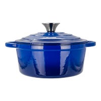 Olla de hierro fundido acabado peltre con tapa 20.1 cm ATA20 Qualité Premium