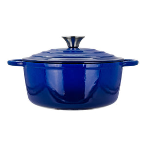 Olla de hierro fundido acabado peltre con tapa 22.4 cm ATA22 Qualité Premium