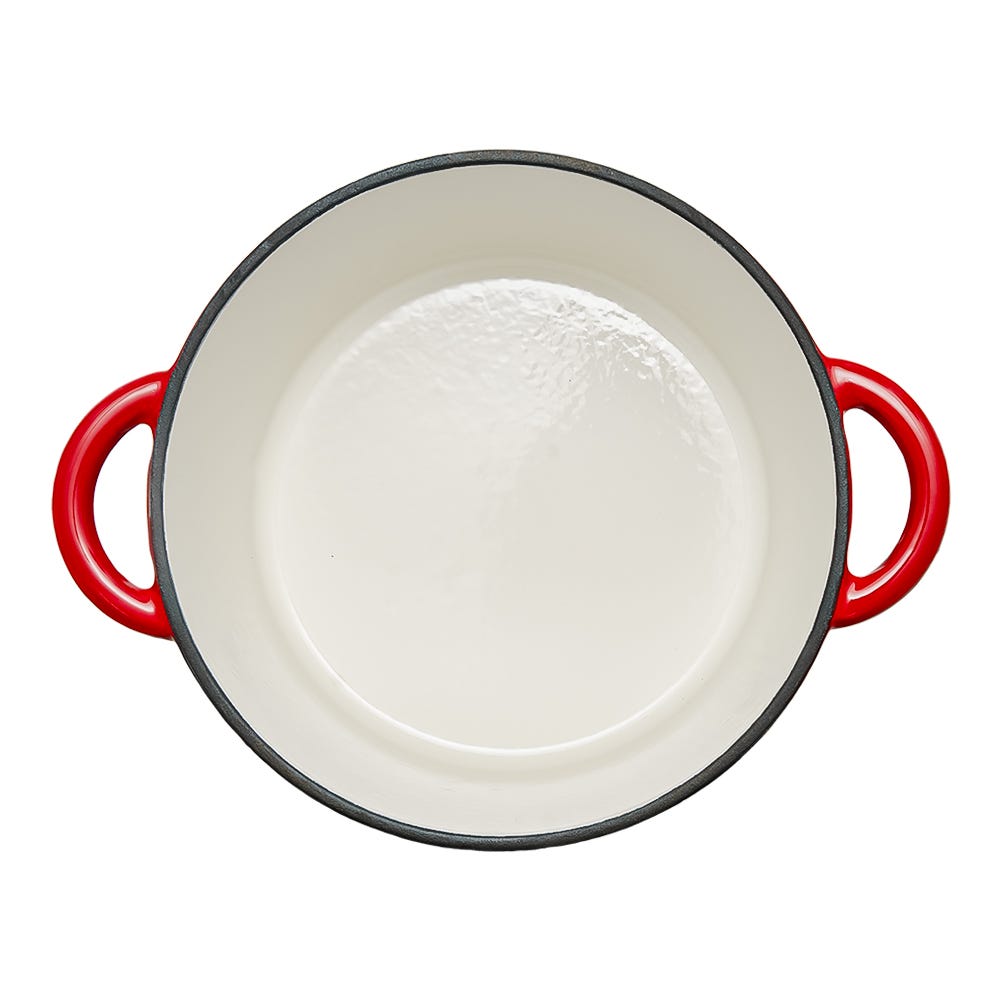 Olla de hierro fundido acabado peltre con tapa 24.1 cm ATA24 Qualité Premium