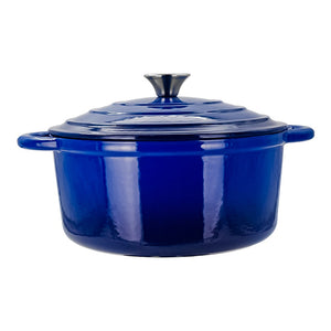 Olla de hierro fundido acabado peltre con tapa 26.2 cm ATA26 Qualité Premium