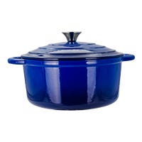 Olla de hierro fundido acabado peltre con tapa 26.2 cm ATA26 Qualité Premium