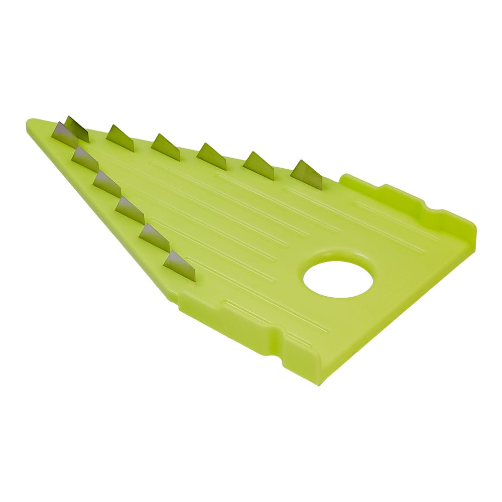 Rallador de verduras de plástico con cuchillas intercambiables de acero inoxidable B833 Home Sweet Home