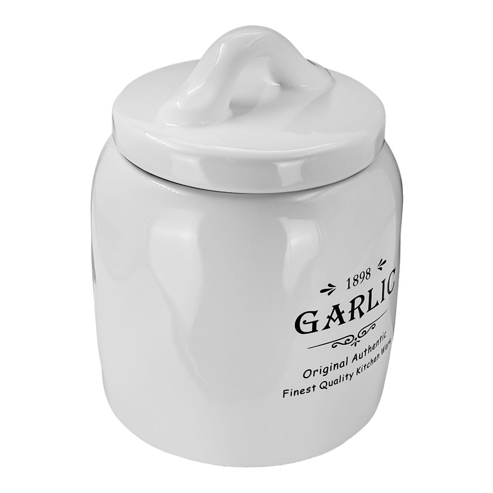 Tarro para ajos de cerámica 13.5 x 17.4 cm ATCJ02 Home Sweet Home