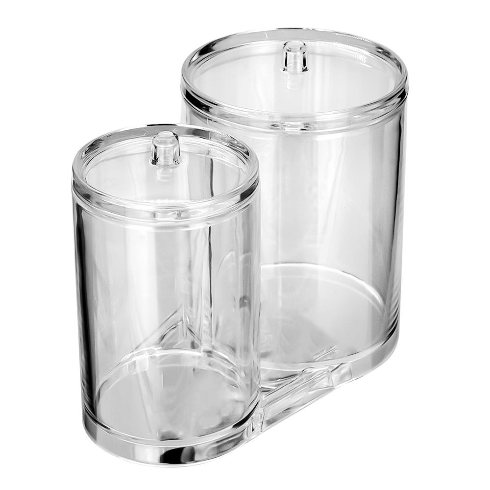 Juego de 2 organizadores de maquillaje de poliestireno ATA2267 Home Addict