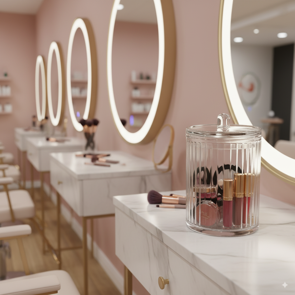 Organizador de maquillaje de poliestireno ATA2553 Home Addict