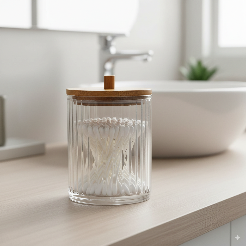 Organizador de maquillaje de poliestireno ATA2553W Home Addict