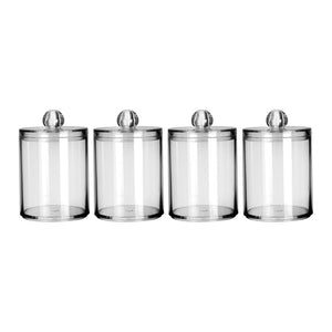 Juego de 4 organizadores con tapa de poliestireno AT113 Home Addict