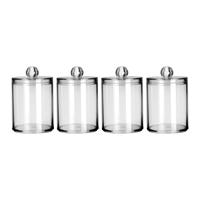 Juego de 4 organizadores con tapa de poliestireno AT113 Home Addict