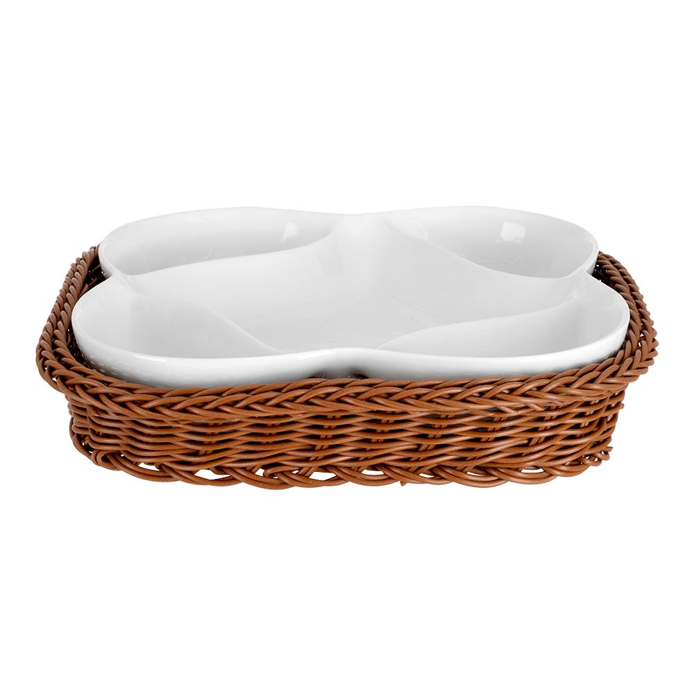 Botanero de cerámica con 5 cavidades Y2119 Home Sweet Home