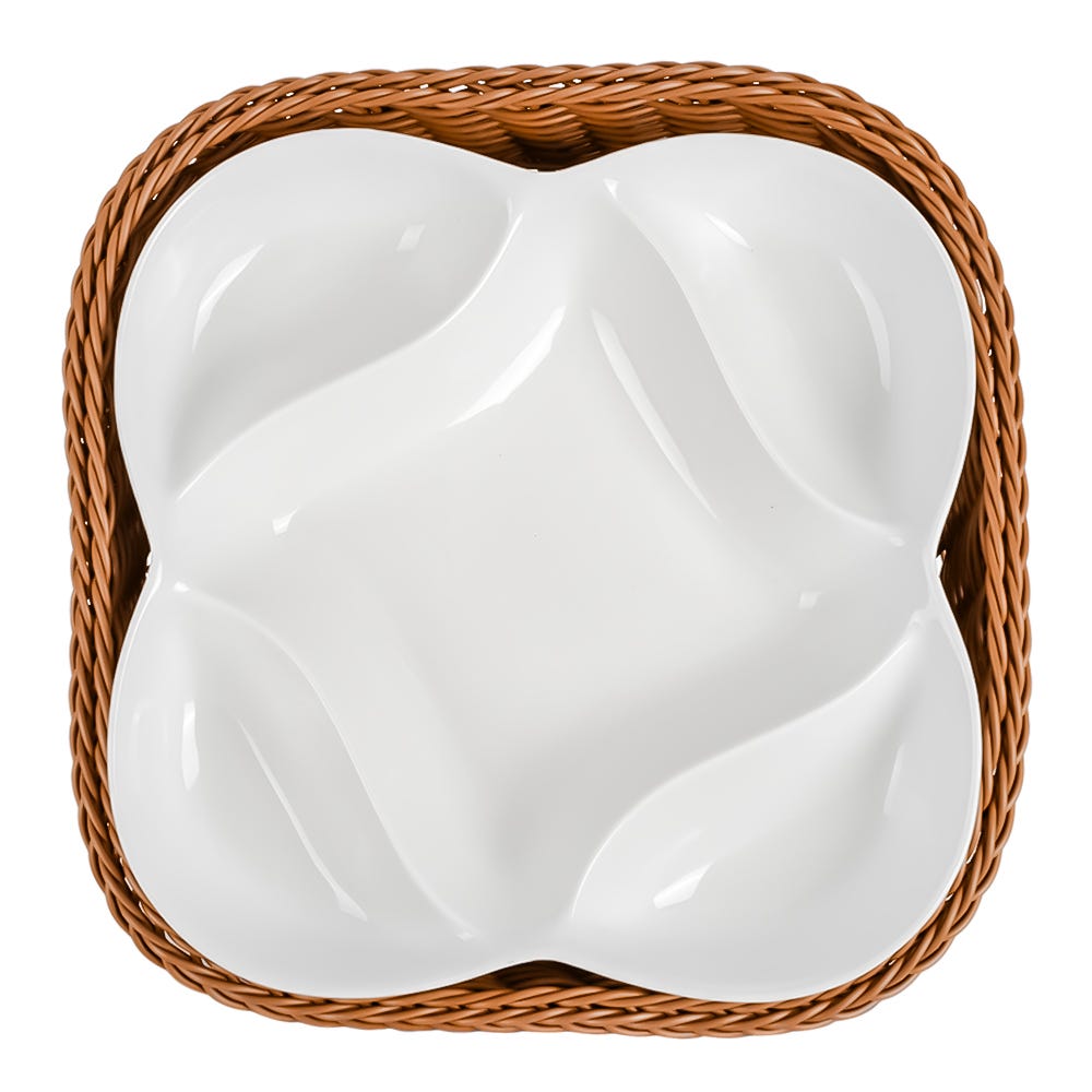 Botanero de cerámica con 5 cavidades Y2119 Home Sweet Home