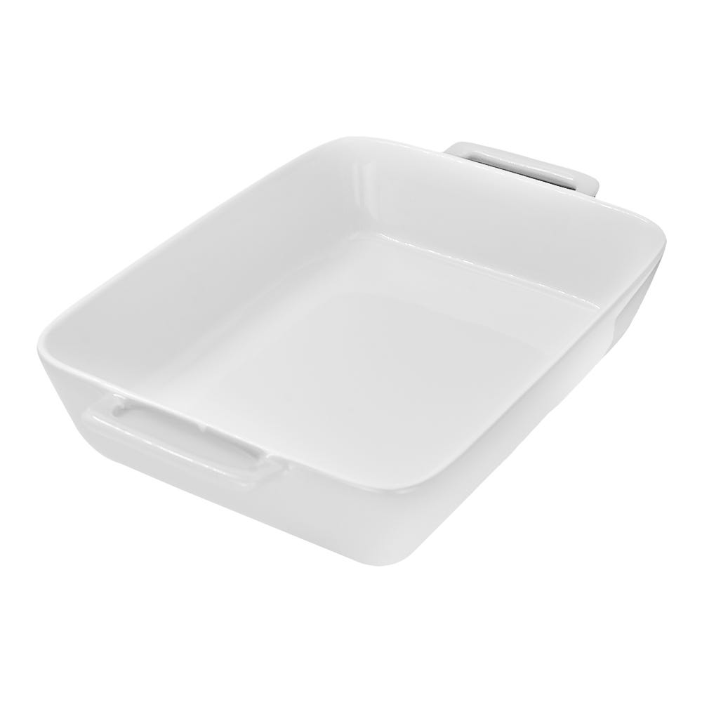 Charola rectangular para hornear cerámica 35.5 x 22.3 cm Y2399B-1 Home Sweet Home