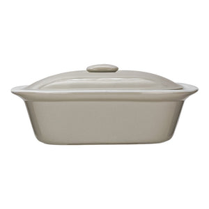 Charola rectangular para hornear de cerámica con tapa 27.4 x 19.7 cm Y1364 Home Sweet Home