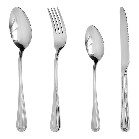 Juego de 16 cubiertos de acero inoxidable plata ATS251S Acenox